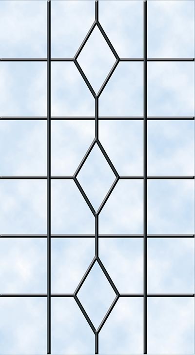 Heritage Door Glazing - Lead Patterns